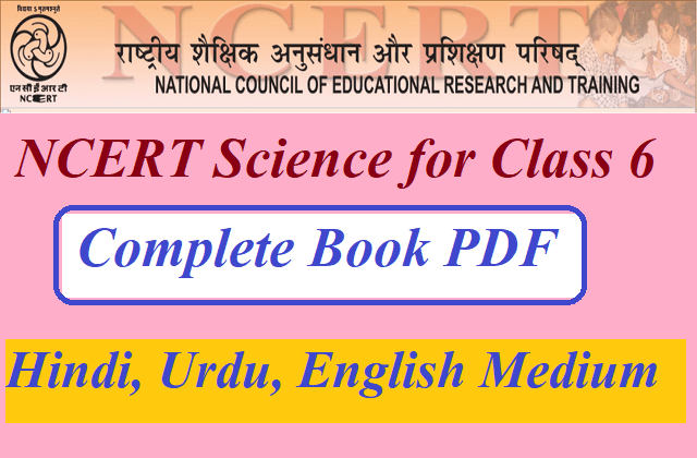 NCERT Science for Class 6