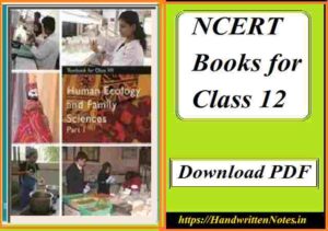 NCERT Biology books for class 12 Ecology