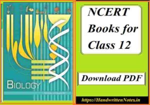 NCERT Biology books for class 12 in English