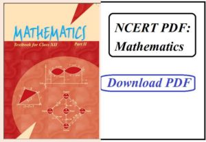 NCERT Books for Class 12 Math part 2