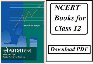 NCERT Books pdf Class 12 Accountancy in Hindi Part 2