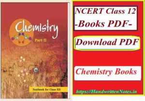 NCERT Class 12 Chemistry Books PDF Part 2 1