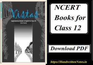 NCERT English books for class 12 Part 3