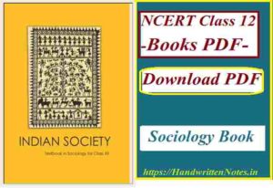 NCERT Sociology for class 12 in English Part 1