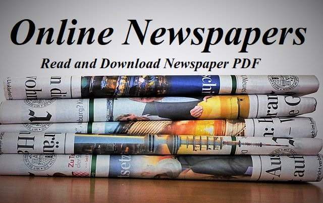 Online Newspapers Read and Download Newspaper PDF