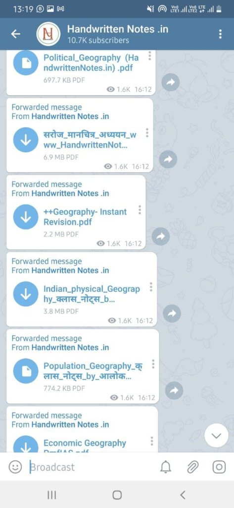 Best Educational Telegram Channel for Handwritten Study Notes 1