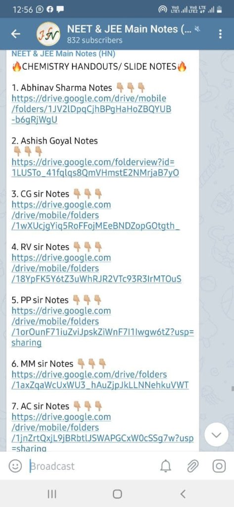 Best Telegram Channel For NEET and JEE Exam Preparation 1