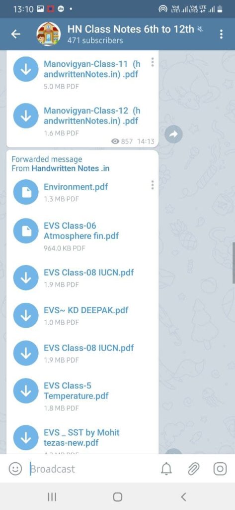 Best Telegram Channel for Class 6 to 12th Notes 3