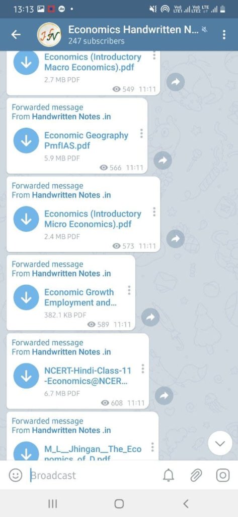 Best Telegram Channel for Economics Study Notes 3