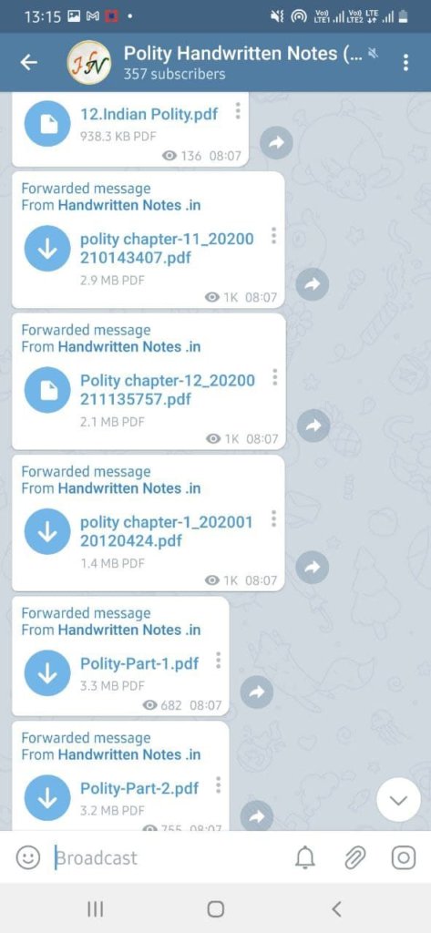 Best Telegram Channel for Polity Study Notes 3