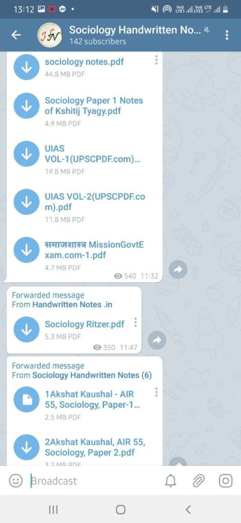 Best Telegram Channel for Sociology Study Notes 1