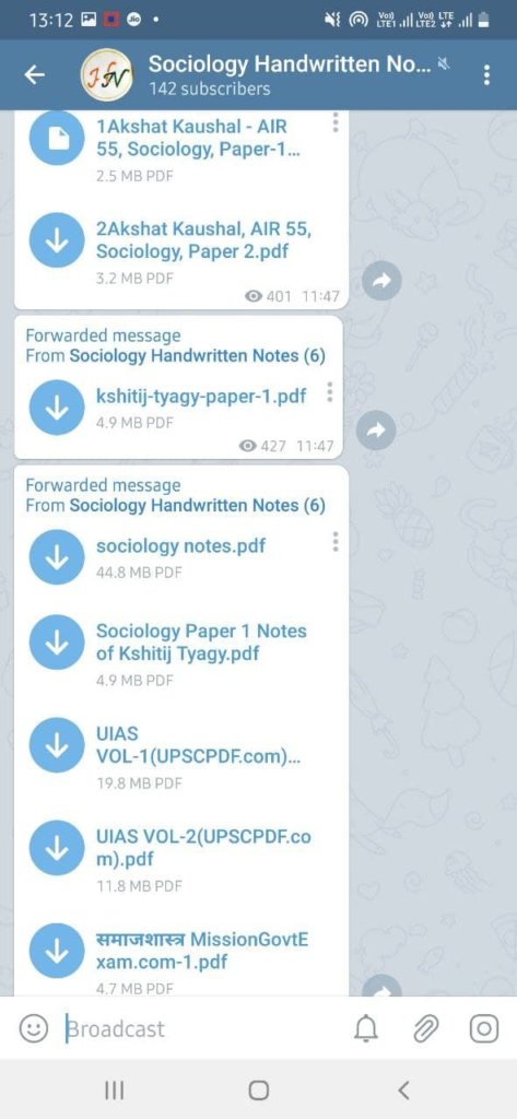 Best Telegram Channel for Sociology Study Notes 2