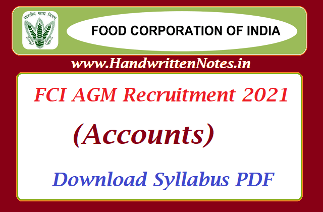 FCI AGM Accounts