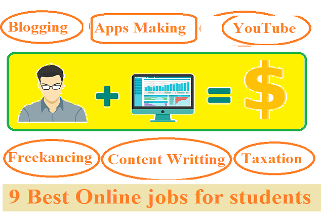 9 Best Online jobs for students to earn money at home without investment