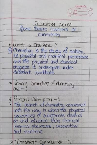 ( PART 1) - LS 1: SOME BASIC CONCEPTS OF CHEMISTRY IMPORTANT KEY POINTS