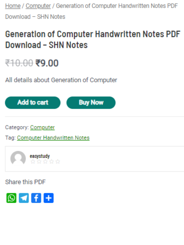 Generation of Computer Handwritten Notes PDF Download
